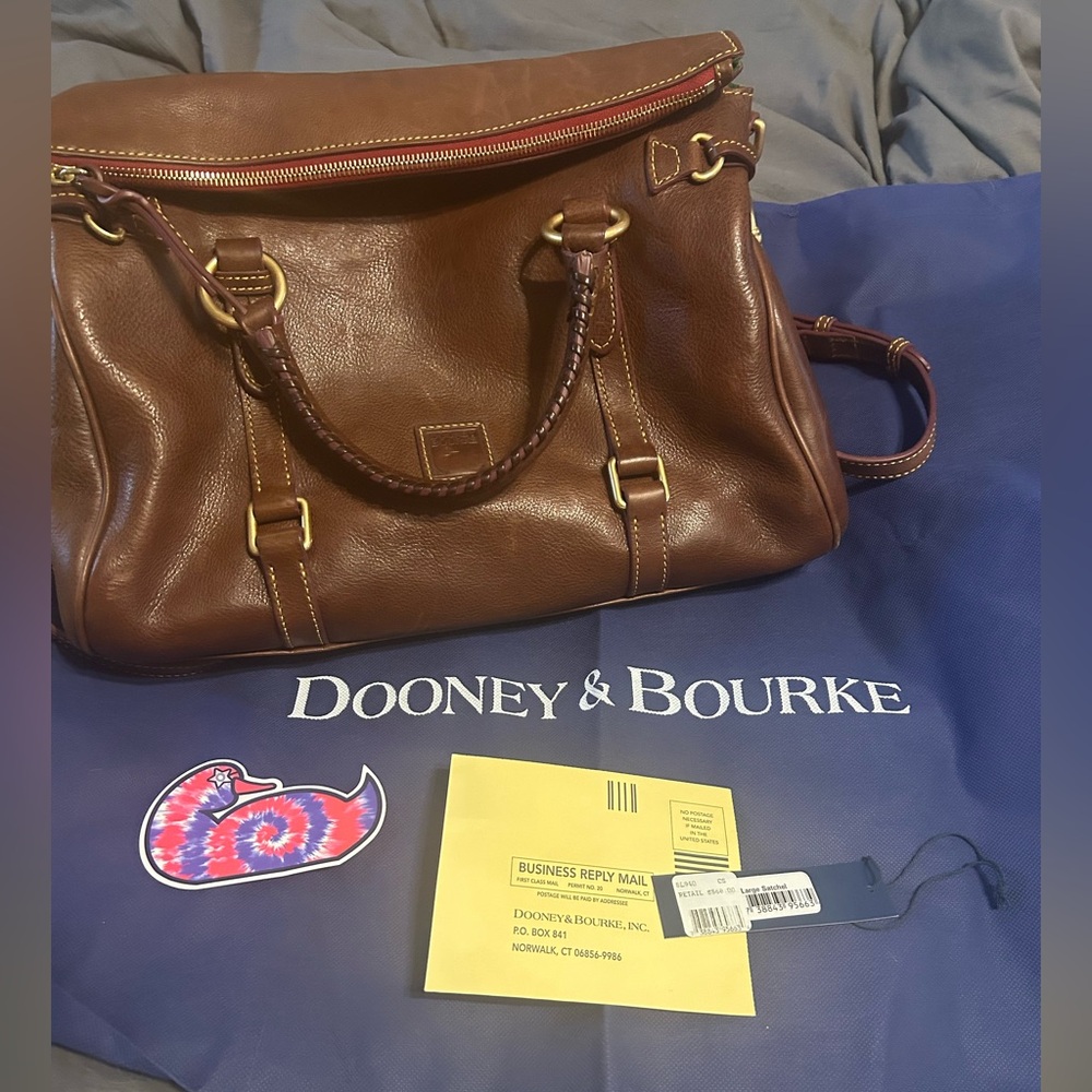 Dooney & Bourke Blue Large Satchel